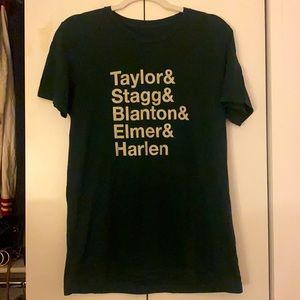 Large Green Cotton Buffalo Trace Distillery Men’s T-Shirt Tee Shirt Blanton’s